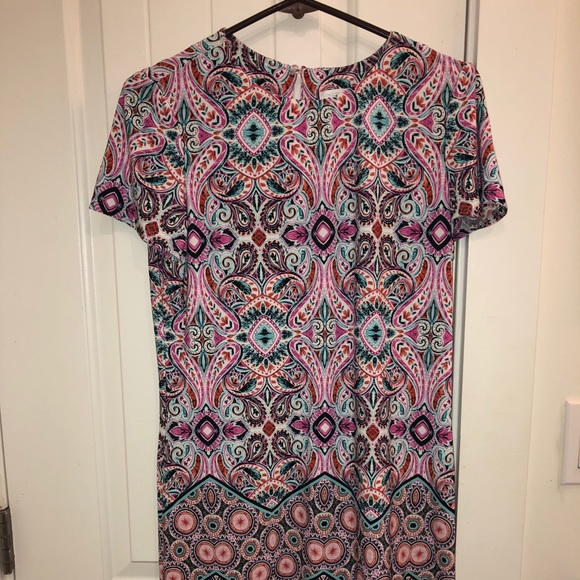 London Times Dresses & Skirts - London Times Colorful Short Sleeved Dress